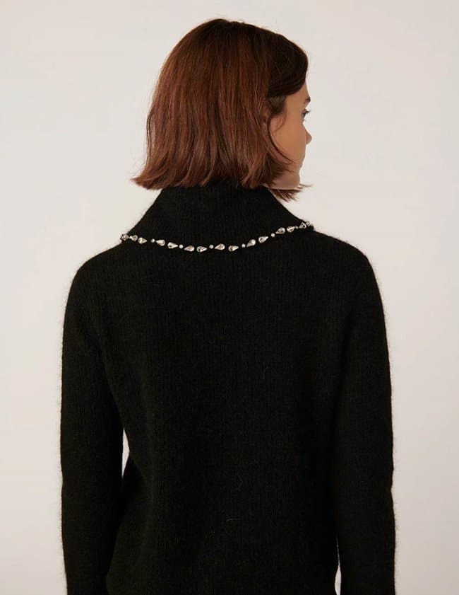 Des Petits Hauts abba jumper - black model