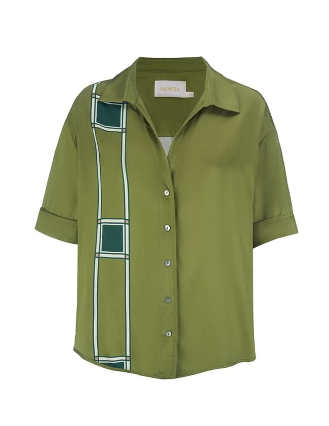 Sancia blaise shirt - valetta print back