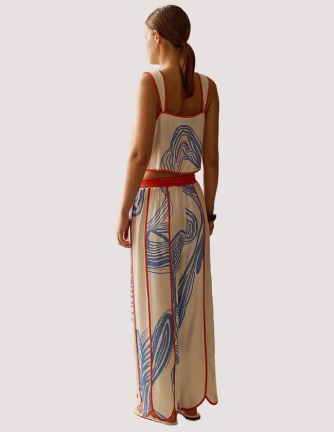 Sancia elayna trousers - sorrento print model
