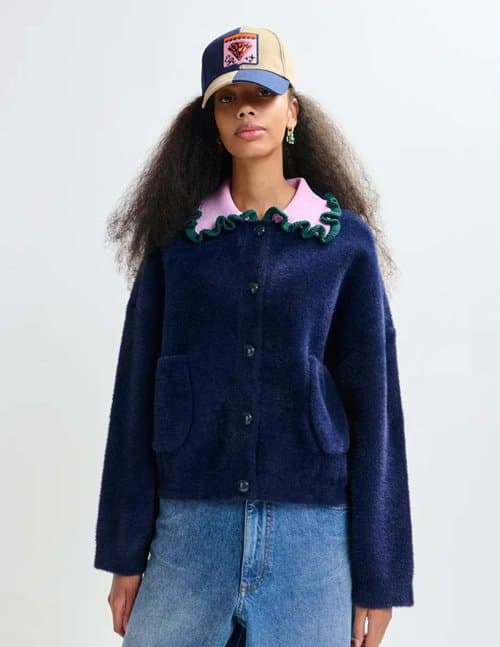 Essentiel Antwerp jardener cardigan - navy