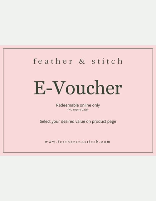Feather & Stitch e-voucher (redeem online)