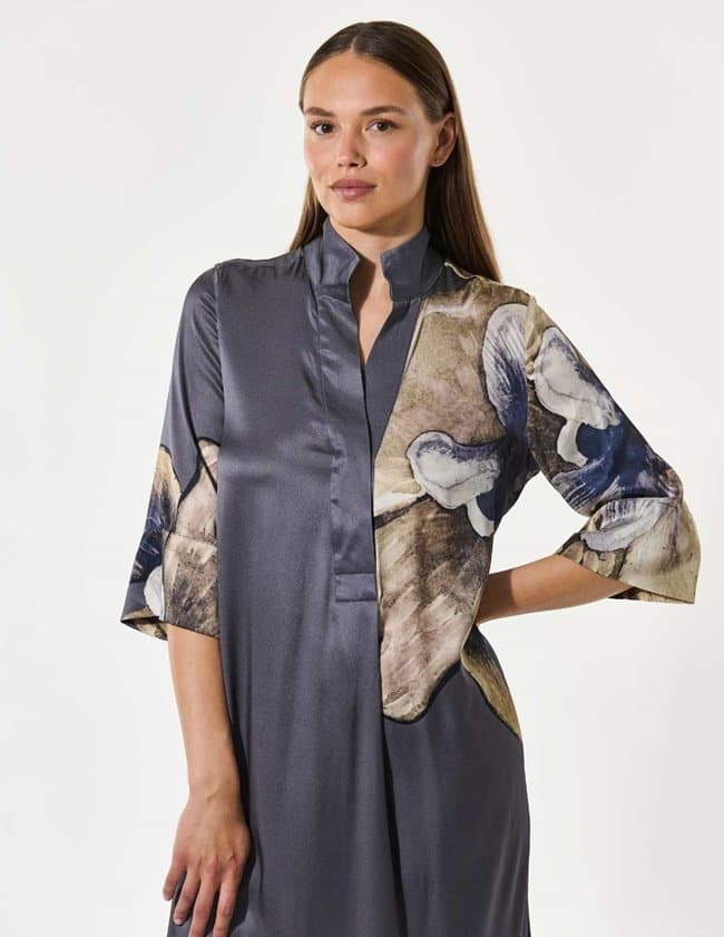 Dea Kudibal helgadea dress - steel detail