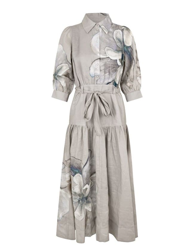 Dea Kudibal palmadea dress - latte back