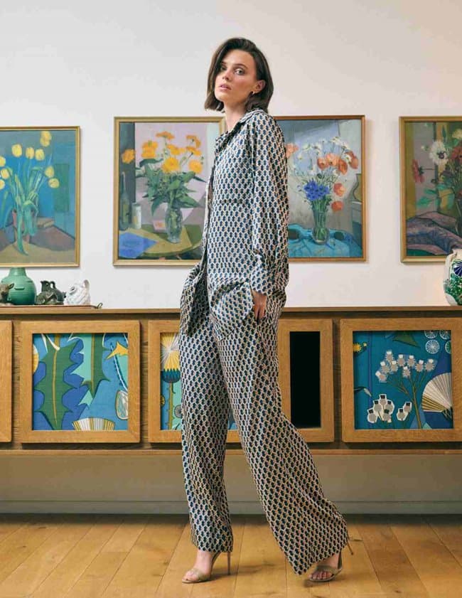 Dea Kudibal margodea trousers - biscotti detail