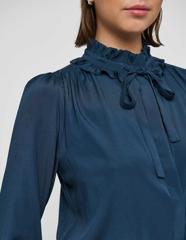Dea Kudibal rositadea blouse - blue detail