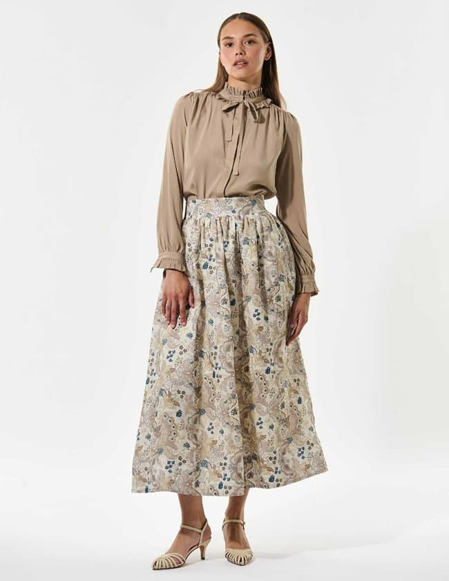 Dea Kudibal rositadea blouse - biscotti detail