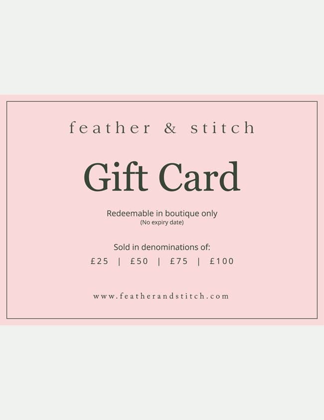 Feather & Stitch gift card (redeem in shop)