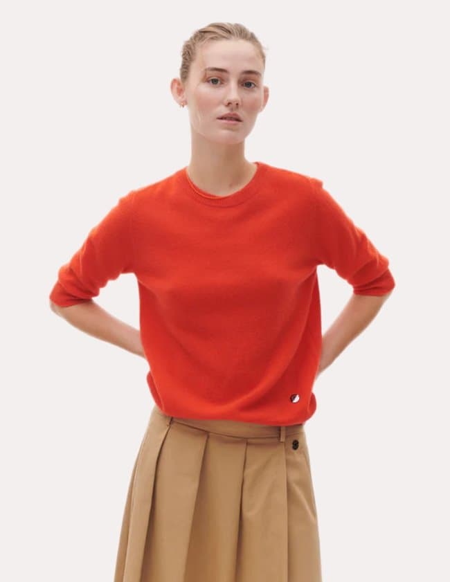 Beta Studios lady jumper - orange side