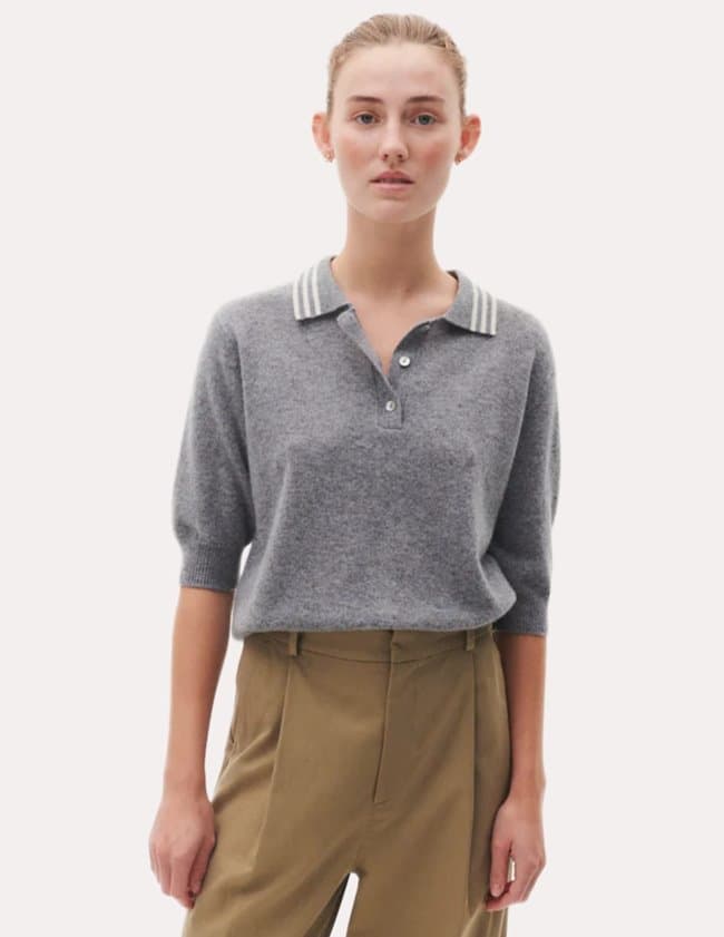 Beta Studios mari polo - grey side
