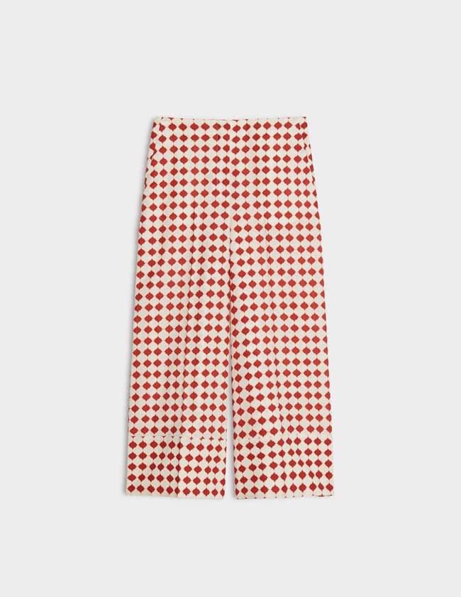 iBlues zigrino trouser - bordeaux tile back