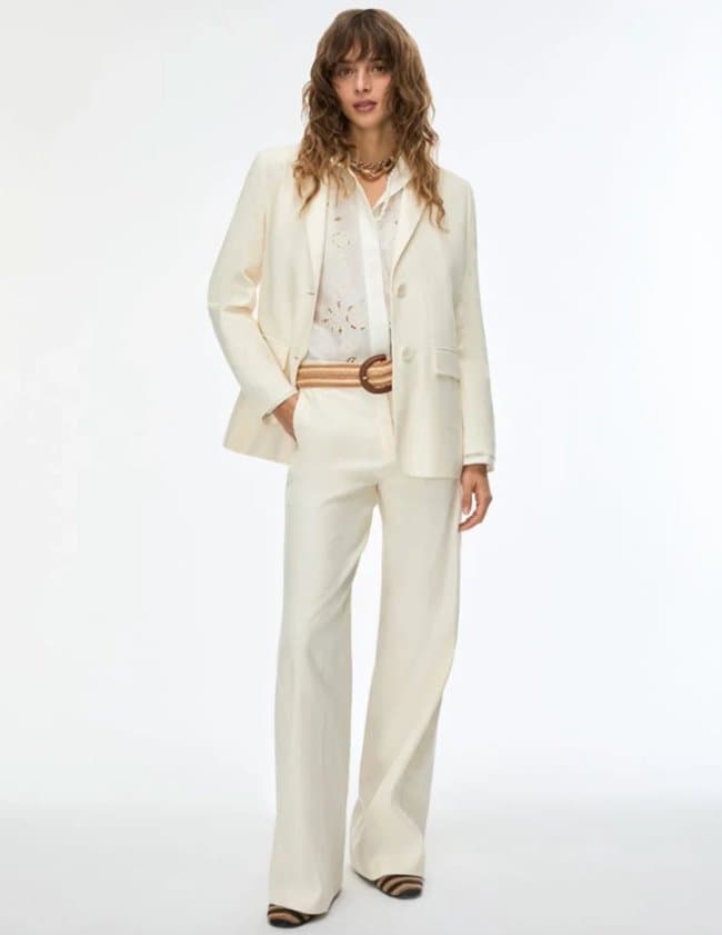 iBlues girino jacket - ivory side