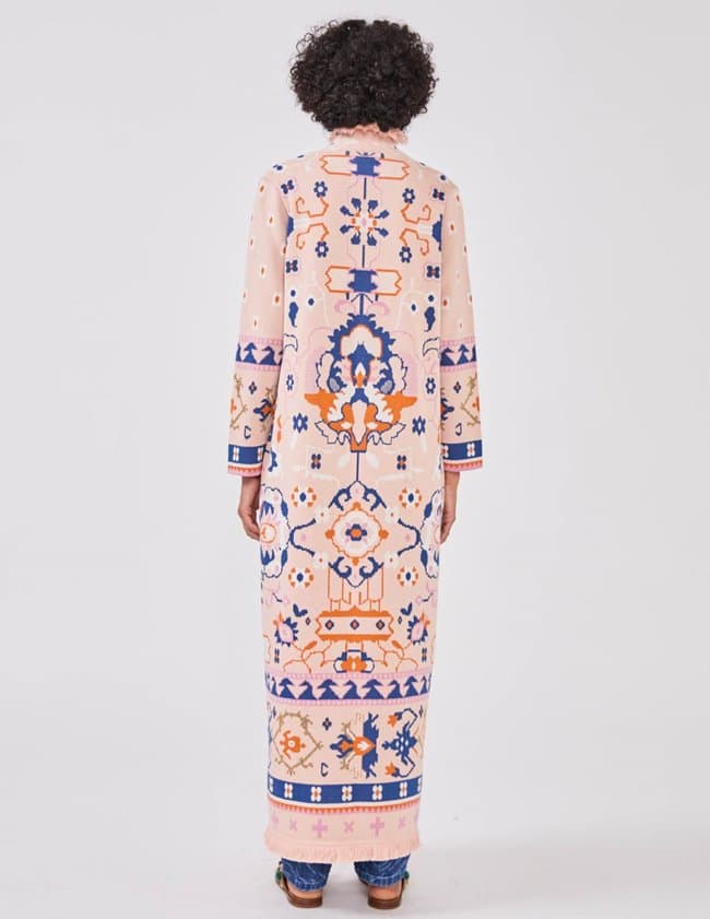 Hayley Menzies desert loom duster - pink model