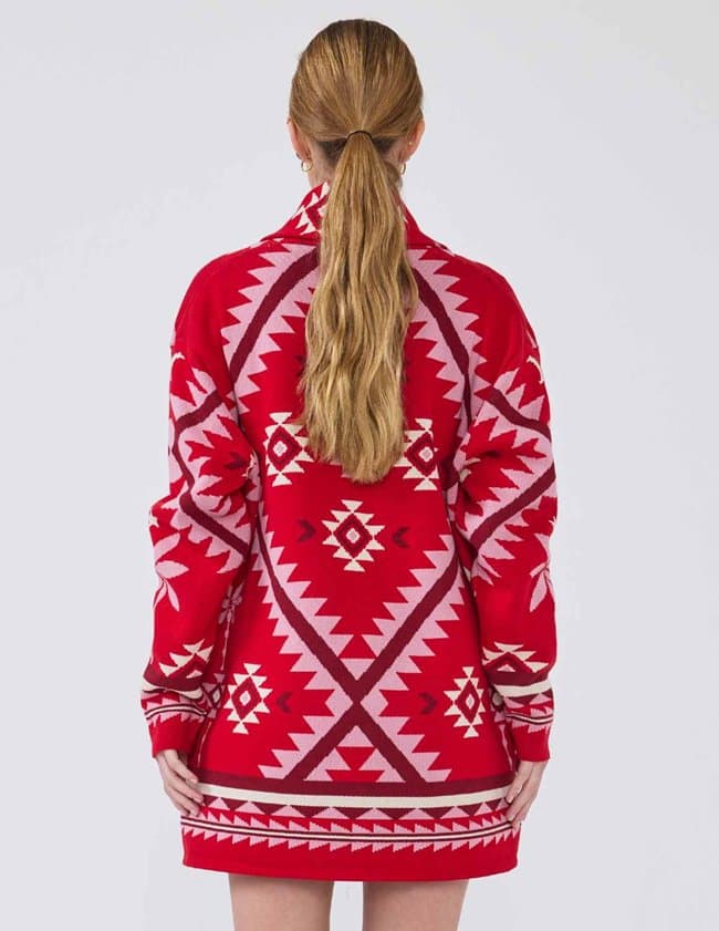 Hayley Menzies sundance cardigan - red model