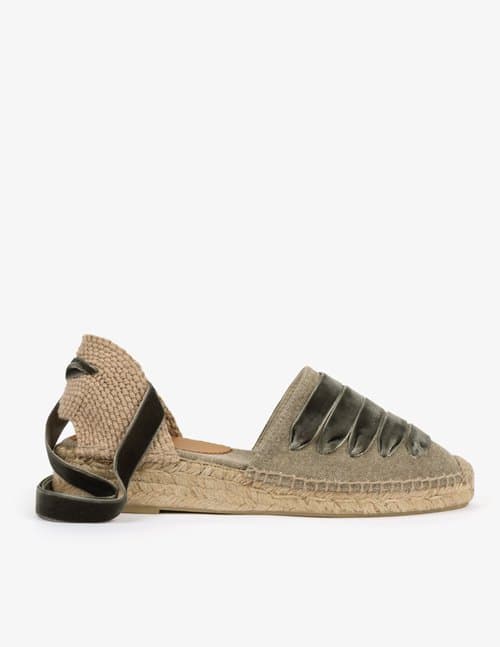 Penelope Chilvers valenciana dali espadrille - khaki