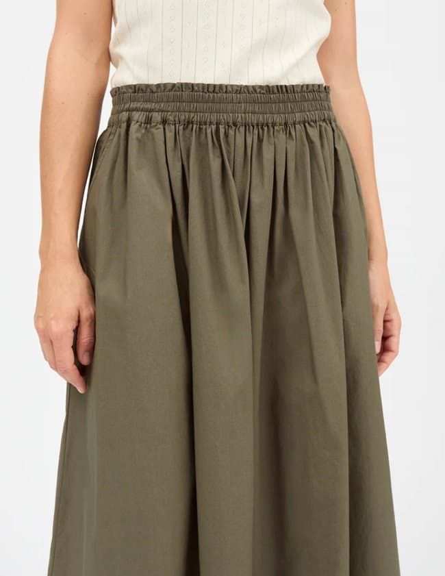 SKALL Studio dagny skirt - khaki detail