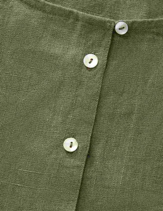 SKALL Studio vetiver top - khaki detail