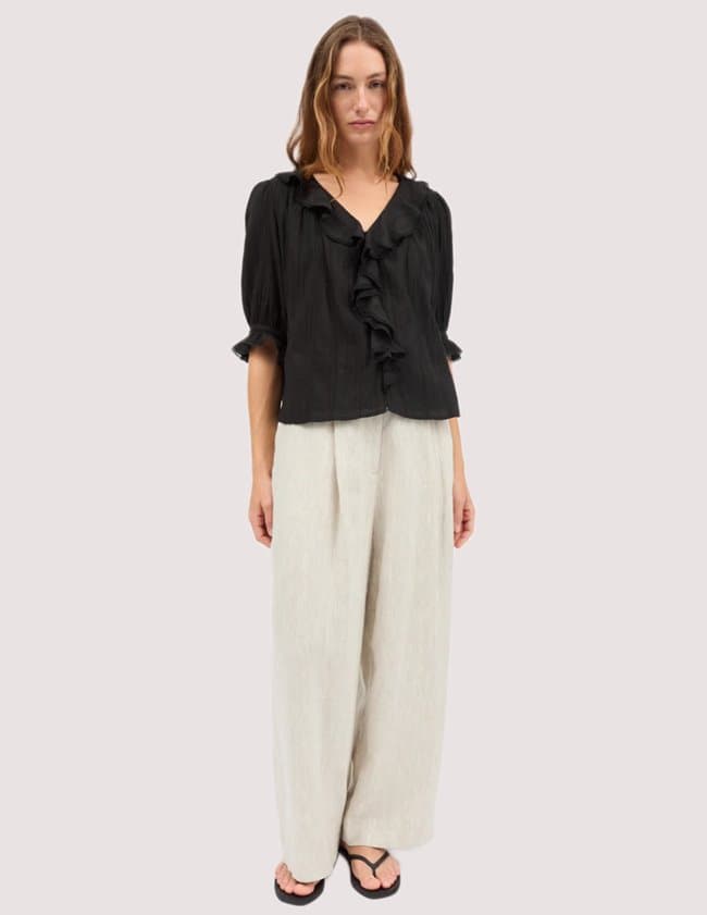 SKALL Studio clea blouse - black detail