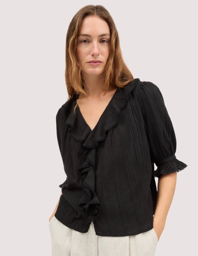 SKALL Studio clea blouse - black