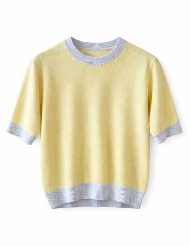 Jumper 1234 many contrast tee - sorbet back