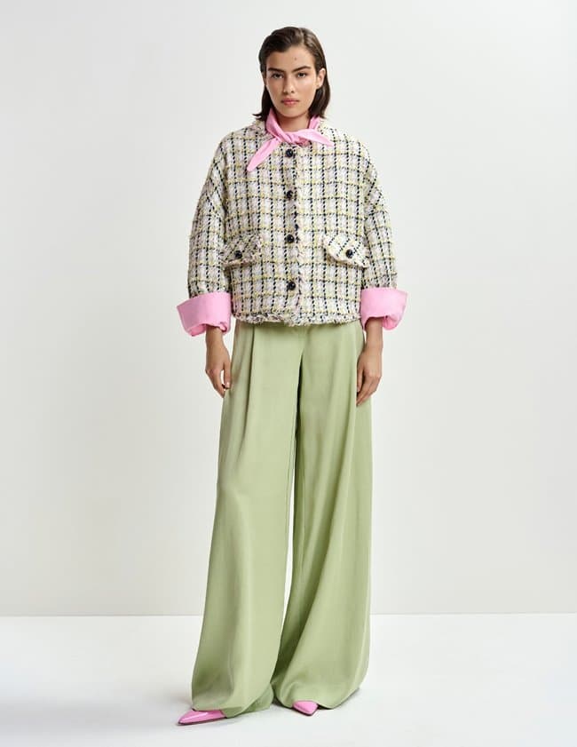 Essentiel Antwerp jayden jacket - green detail