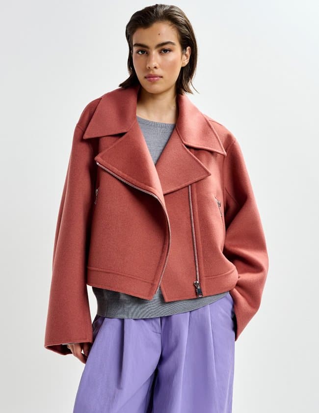 Essentiel Antwerp javier jacket - terracotta