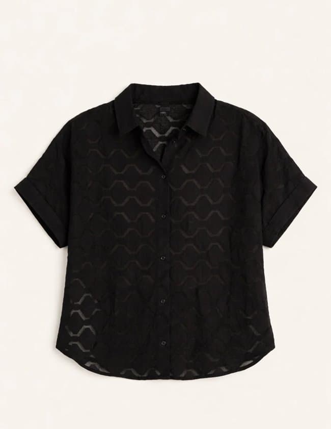 Sacrécoeur louisa carta shirt - black back