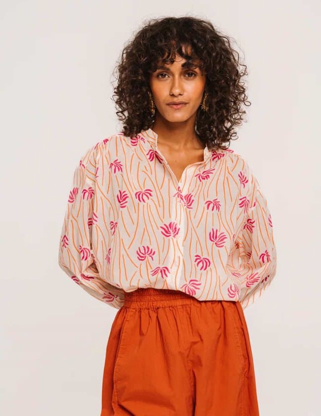 Sacrécoeur ella buzios blouse - pink