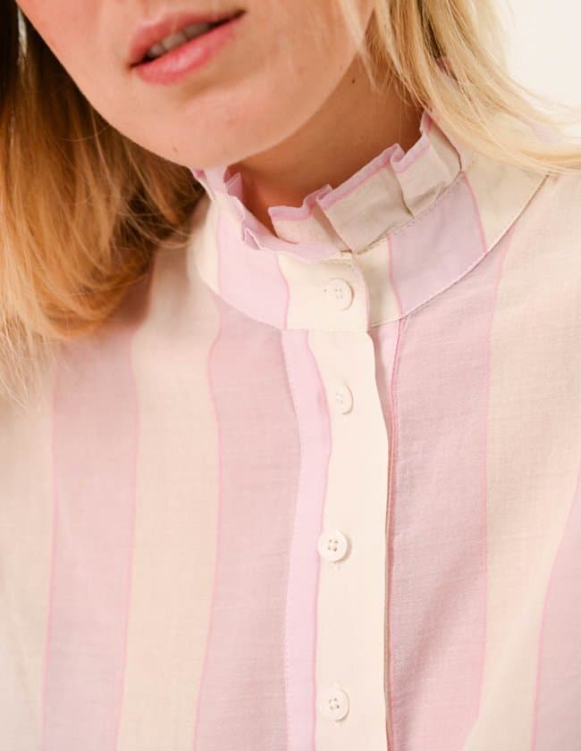 Sacrécoeur loretta cherry blouse - pink model