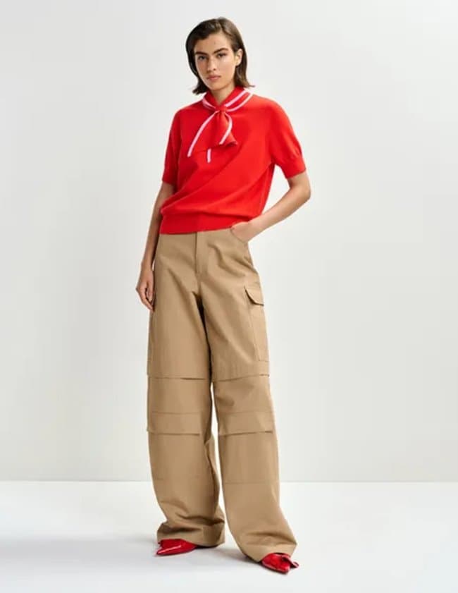 Essentiel Antwerp jonda top - red side