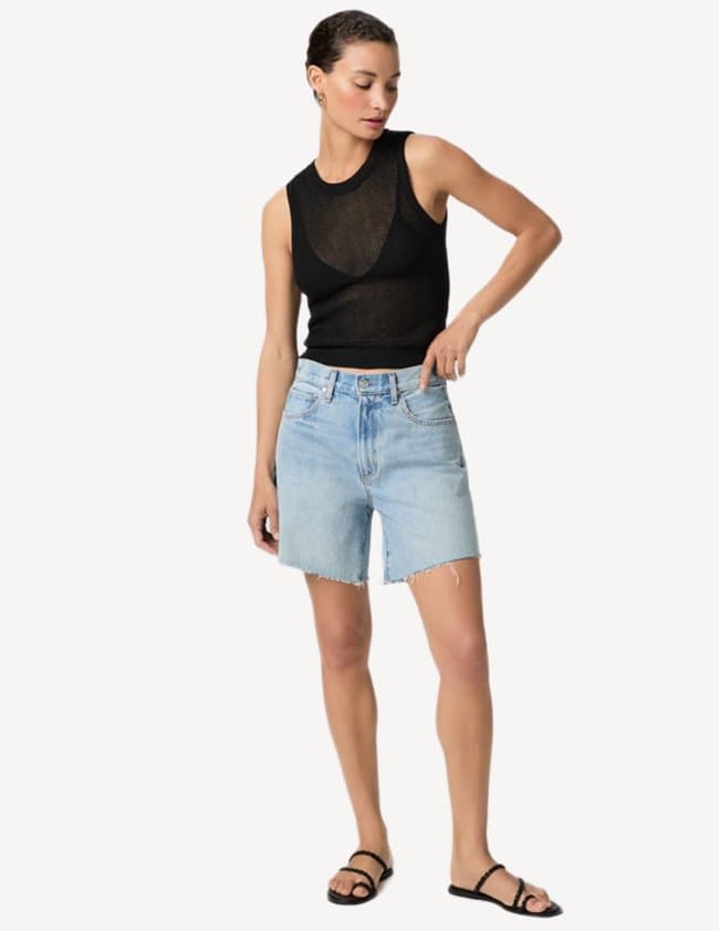 Paige Jeans archie long short - grand tour side