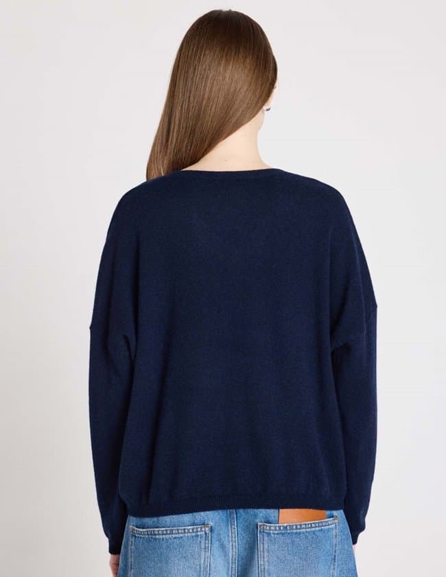 Absolut Cashmere alicia jumper - navy model