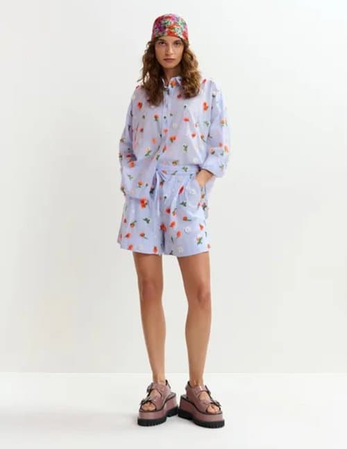 Essentiel Antwerp jelena shorts - pale blue