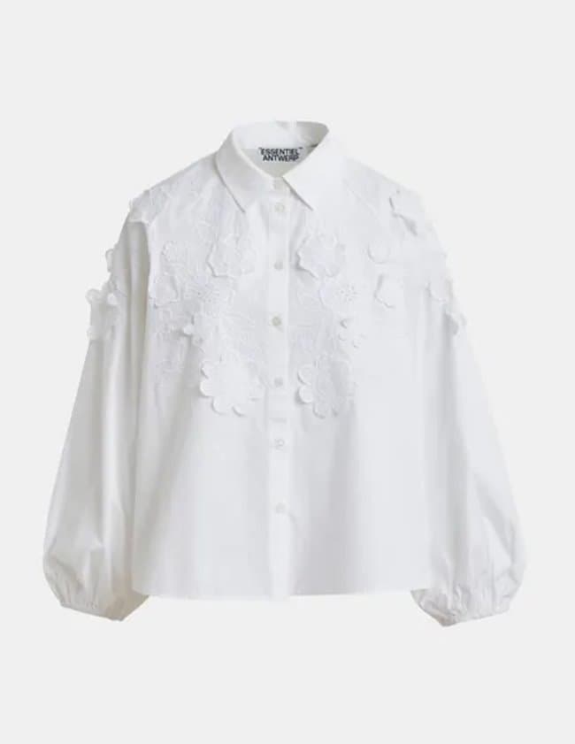Essentiel Antwerp joella shirt - white back