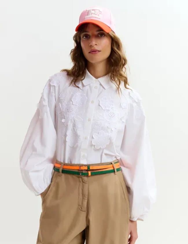 Essentiel Antwerp joella shirt - white