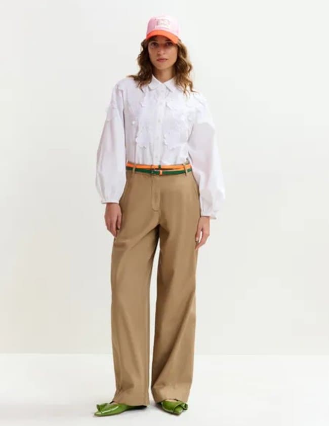 Essentiel Antwerp joella shirt - white side