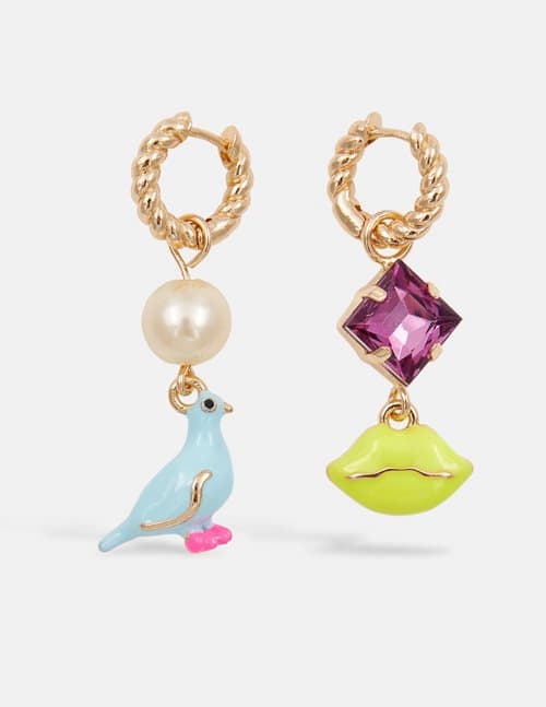 Essentiel Antwerp jholy earrings - dove