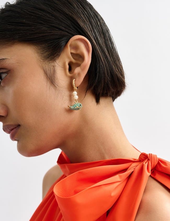 Essentiel Antwerp jolan earrings - whale side