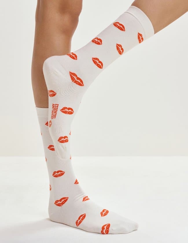 Essentiel Antwerp jisous socks - white back