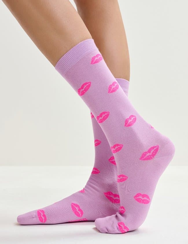 Essentiel Antwerp jisous socks - pink back