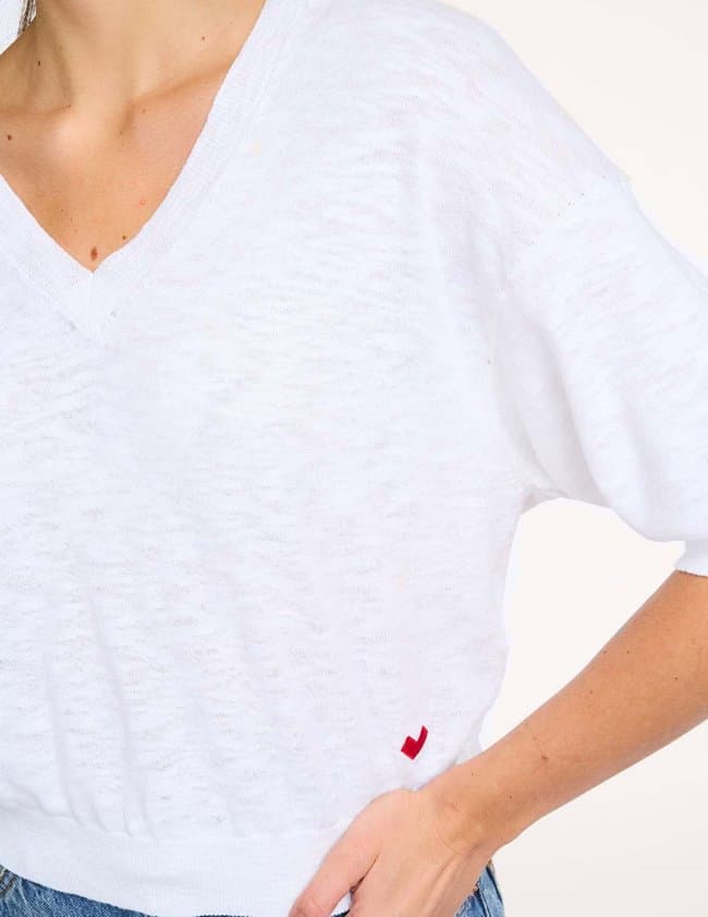 Bellerose dadif t - shirt - white detail