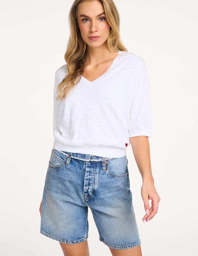 Bellerose dadif t - shirt - white side