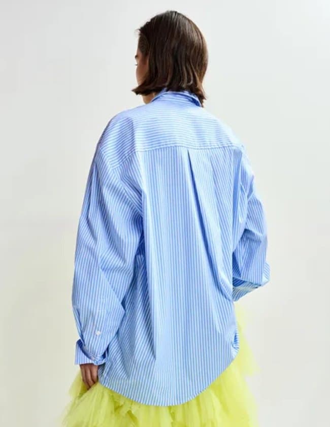 Essentiel Antwerp jiwi shirt - blue side
