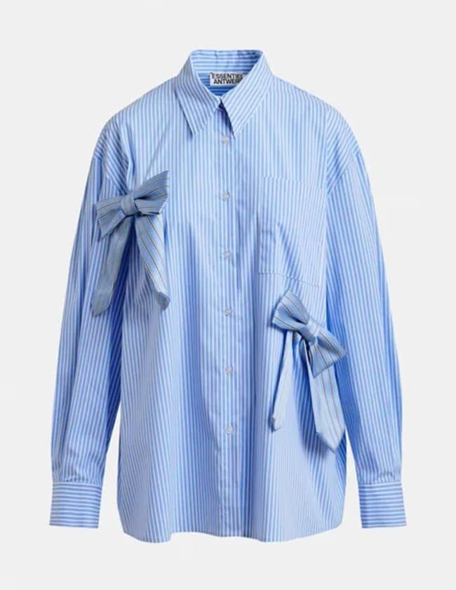 Essentiel Antwerp jiwi shirt - blue back