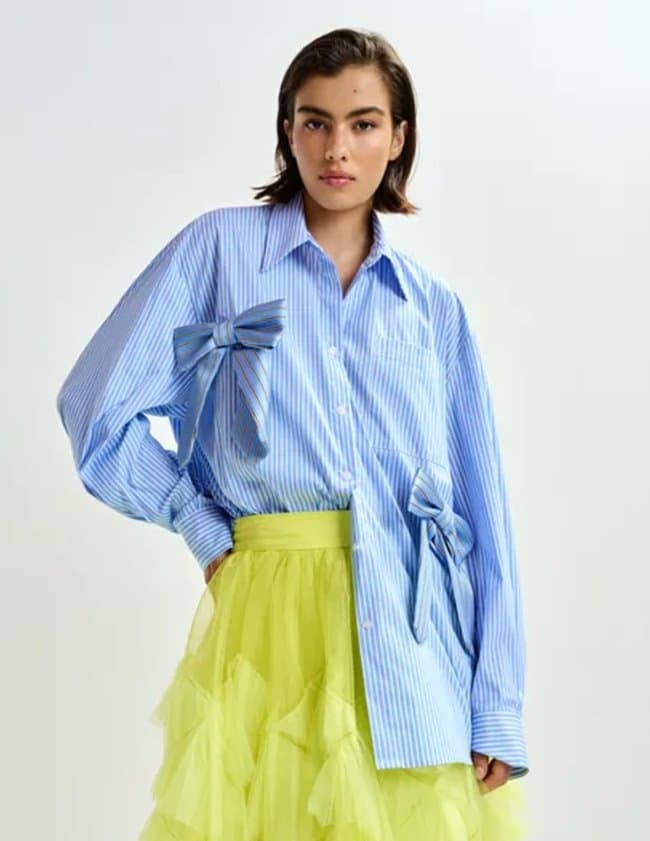 Essentiel Antwerp jiwi shirt - blue