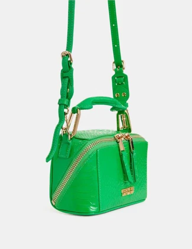 Essentiel Antwerp jussi mini bobbi bag - green detail