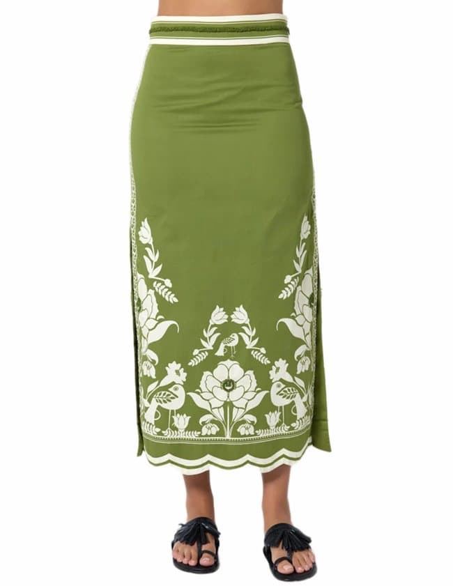 Scarlett Poppies sandina skirt - green back