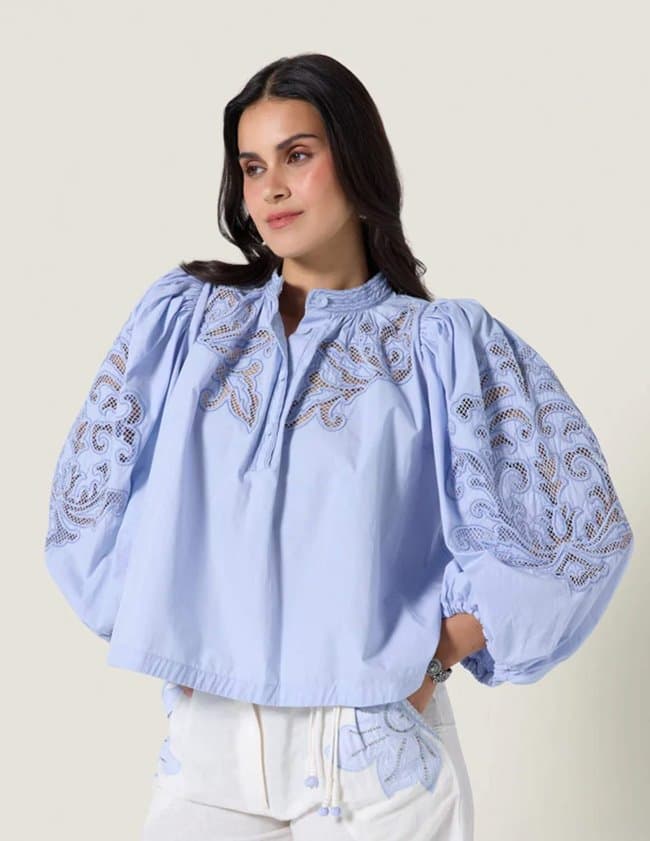 Scarlett Poppies vesma top - blue side