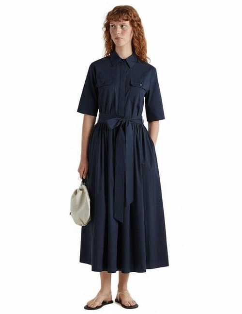 MeiMeiJ shirt dress - navy
