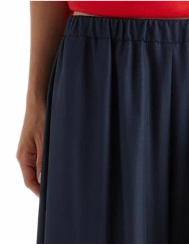 MeiMeiJ wide leg trousers - navy side