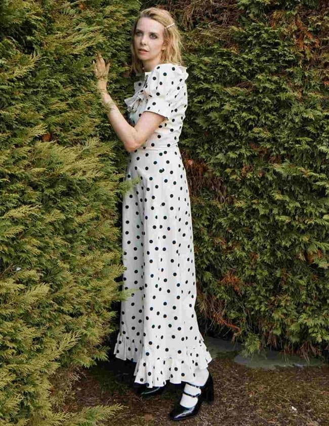 Queens of Archive beatrice dress - white side